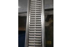 China 3004 Material 1.5mm Thickness Radiator Header Plate Two Rows supplier