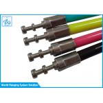Customized Color Ss Wire Rope Extension Spring Safety Cable For Security Lock for sale