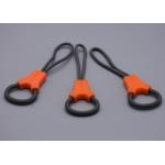 2 Colours Custom Logo Plastic Zipper Pull Polyester For Garments