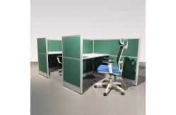 China Green Aluminum Computer Office Partition Workstation Computer Desk supplier