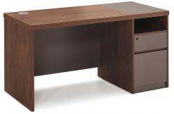 China Modern Executive Conference Table 1.2 / 1.4M Computer Table With Cabinet supplier
