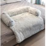 High Quality Personalized Soft Plush Large Pet Sofa Couch Cat Dog Premium Bed For Furniture for sale
