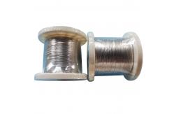 China Pure Nickel Flat Wire Vacuum Melting Processing 0.1 X 1.2 Mm supplier