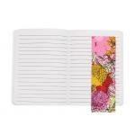 Stripe Custom Printed Notebooks , Personalised Writing Journal Bookmark Bow Found