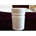 63 Capsules 70 Ml Plastic Tablet Bottles / White Plastic Bottle Tamper Proof Cap for sale