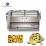 1500KG/H Hair stick cleaning and peeling machine Fruit and vegetable washing machine sweet potato peeling and washing ma for sale