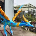 Life Size Animatronics Electronic Handcrafted  Chinese Mythical Creatures Luan Niao