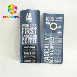 Flat Bottom Aluminum Foil Bags For Coffee Bean / Candy / Chocolate Packaging for sale