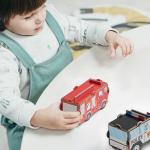 8-10 Boys Educational Puzzle Toys Contaning Police Car Ambulances Fire Truck Crane for sale