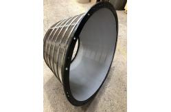 China Customized Centrifuge Basket with 150mm Width and 2*4mm Profile Wire supplier
