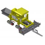 4.5m Negative Gap Construction Slipform Paver With Four Elongated Tracks