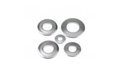 China Self Locking Conical Spring Washers Knurling Disc Spring Washer supplier