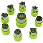 Fruit And Vegetable Cutter Shapes Set Tool For Kitchen Baking