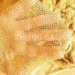 Gold Color Alphamesh Ring Mesh 12 Mm for sale