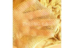 China Gold Color Alphamesh Ring Mesh 12 Mm supplier
