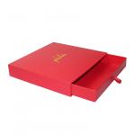 Hot Stamping Gold Foil Paper Sliding Box Red Custom Cardboard Packaging Box for sale