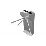 Vertical Tripod Half Height Turnstile Bar Code Reader Card Reader Ticket Solution for sale