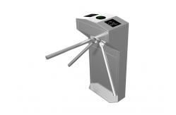 China Vertical Tripod Half Height Turnstile Bar Code Reader Card Reader Ticket Solution supplier