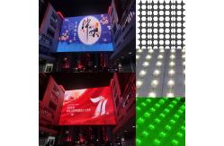 China Animation Led Mesh Screen Video Display Curtain IP65 10mm Pixel Pitch supplier