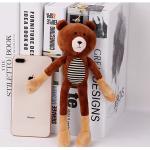 Brown Mini Plush Bears , Super Soft Fabric Sewing Mini Plush Keychain