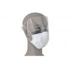 3 Ply Earloop Face Mask Surgical Disposable Antibacterial With Clear Plastic Shield
