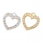 Micro Pave 18K Gold Pendant