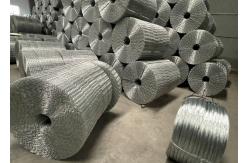 China 8 Lines Number Galvanized Pipeline Reinfore Welded Mesh For Gas Pipelines supplier