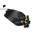 Straight Human Hair Double Drawn Hair Extensions Collected From Young Girls for sale