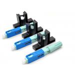 Ceramic Groove SC UPC Quick Fast Connector For Fiber Optic Euquipment for sale