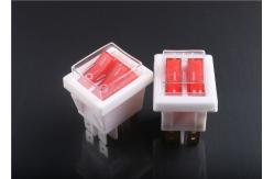 China Electronic Control Double Rocker Switch ,  Juicer Switch With Waterproof Cover supplier