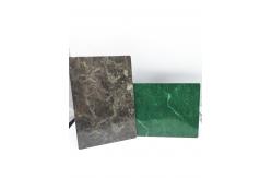 China Stone Grain ACP Plastic Sheet 6mm High Gloss Composite Pvc Cladding supplier