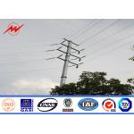 Conical 12.20m Pipes Steel Utility Pole For Electrical Transmission Power Line for sale