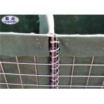 3 Mesh Welded Sand Filled Barriers / Stackable Army Defensive Gabion Barrier for sale