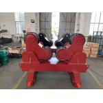 20T Capacity Self Aligning Welding Tank Turning Rolls 1.5KW Single Motor With Foot Pedal Control for sale
