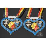 Award Winner Kids Football Carnival Metal Medals Soft Enamel Gifts Medallion for sale