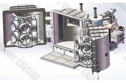 China Automotive Wheel PVD Plating Machine ,  Car Rims PVD Chrome Sputtering Vacuum Coating Unit supplier
