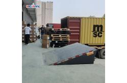 China 6T-20T Forklift Dock Plate Warehouse Dock Leveler With Push Button supplier