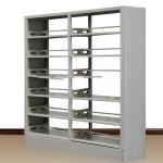 School Library Durable 0.8m Iron Metal Book Shelf