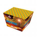 25 Shots 500 Gram Consumer Cake Fireworks Fan Shape Salute Pyrotechnics for sale