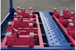 China 2000KGS 4 Layers Detachable Stackable Steel Pallets supplier