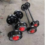 Mining Rail Wheel Set Double Flange Cast Forged ISO Certificate