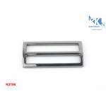 Curved Double Loop Metal Slide Buckle 50mm Inner Size Polished Rustproof