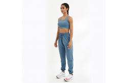 China Women Cotton Elastic 2 Pieces Sets Sleeveless Womens Loungewear Set supplier