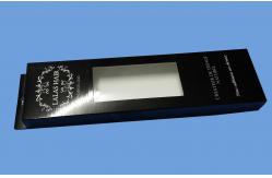 China Branded Glossy Hair Extention Folding Carton Boxes With Window supplier