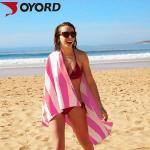 Printed Sublimated Beach Towels Environmental Friendly Antibacterial Fashion Style
