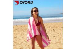 China Printed Sublimated Beach Towels Environmental Friendly Antibacterial Fashion Style supplier