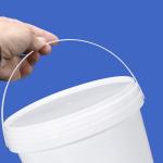 Logo Printing Food Grade White Plastic Buckets and Customizable