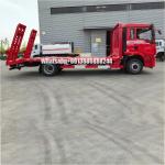 SHANCMAN 4x2 Special Flat Transport Truck for Excavator Mechanical Equipment