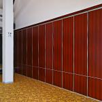 Polyester Construction Material Hanging System Sound Proof Curtain Partition Walls For Hotel for sale