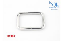 China Fashion Design Purse Making Hardware , Rectangle D Ring For Bag Handbag supplier